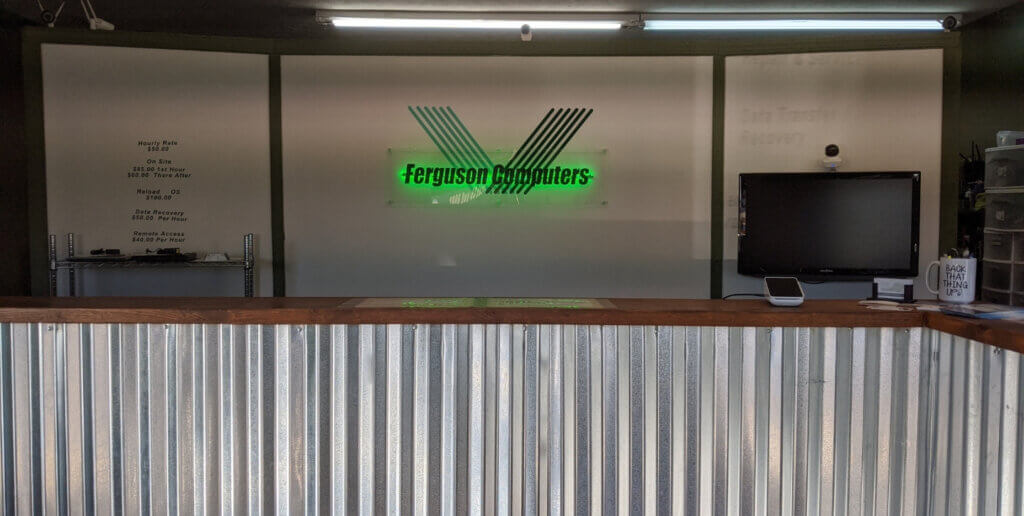 Ferguson Computers store interior