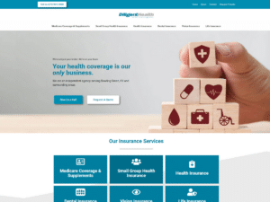 Diligent Health Full Home Page