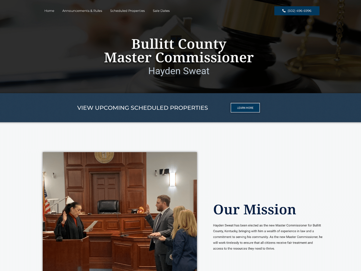 Master Commissioner Home Page